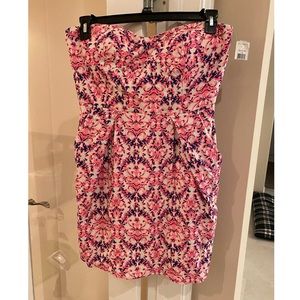 Brand New MM Couture Size Large Strapless Dress